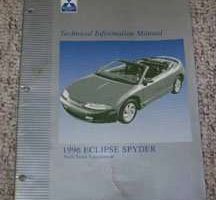 1996 Mitsubishi Eclipse Spyder Technical Information Manual