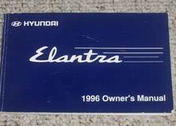 1996 Hyundai Elantra Owner's Manual