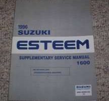 1996 Suzuki Esteem 1600 Service Manual Supplement