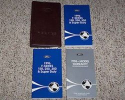 1996 Ford F-Super Duty Truck Owner's Manual Set