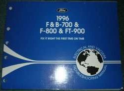 1996 Ford B-Series Trucks Electrical & Vacuum Troubleshooting Wiring Manual