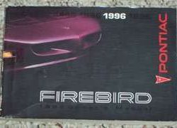 1996 Pontiac Firebird & Trans Am Owner's Manual