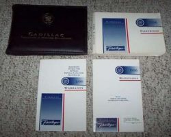1996 Cadillac Fleetwood Owner Operator User Guide Manual Set