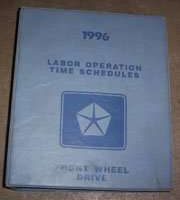 1996 Plymouth Neon Labor Time Guide Binder
