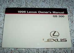 1996 Lexus GS300 Owner's Manual