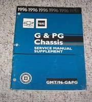 1996 Chevrolet G & PG Chassis Service Manual Supplement