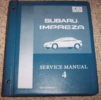 1996 Subaru Impreza Service Manual Supplement Binder