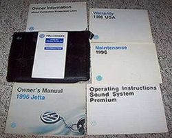 1996 Volkswagen Jetta Owner's Manual Set