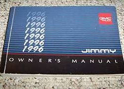 1996 GMC Jimmy Owner's Manual