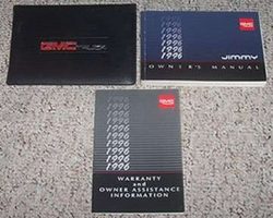 1996 GMC Jimmy Owner's Manual Set