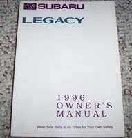 1996 Subaru Legacy Owner's Manual