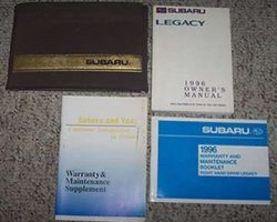 1996 Subaru Legacy Owner's Manual Set