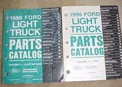 1996 Ford Econoline E-150, E-250 & E-350 Parts Catalog Text & Illustrations