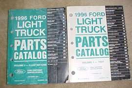 1996 Ford F-250 Truck Parts Catalog Text & Illustrations