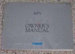 1996 Mazda MPV Owner's Manual
