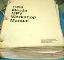 1996 Mazda MPV Workshop Service Manual Binder