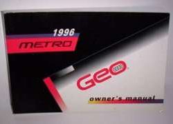 1996 Geo Metro Owner's Manual
