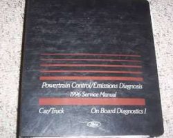 1996 Ford F-Series OBD I Powertrain Control & Emissions Diagnosis Service Manual