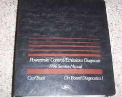 1996 Ford Cargo Truck OBD I Powertrain Control & Emissions Diagnosis Service Manual