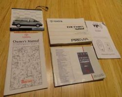 1996 Toyota Previa Owner's Manual Set