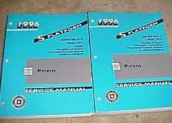 1996 Geo Prizm Service Manual