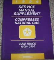 1996 Dodge Ram Truck Compressed Natural Gas Service Manual Supplement