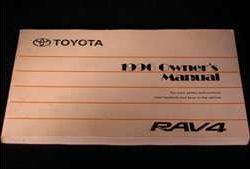 1996 Toyota Rav4 Owner's Manual