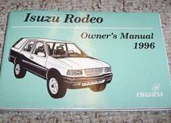 1996 Isuzu Rodeo Owner's Manual