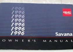 1996 GMC Savana Owner's Manual