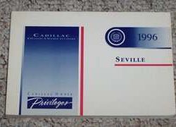 1996 Cadillac Seville Owner's Manual