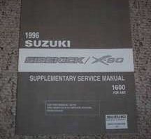 1996 Suzuki Sidekick & X-90 1600 ABS Service Manual Supplement