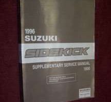 1996 Suzuki Sidekick 1800 Service Manual Supplement