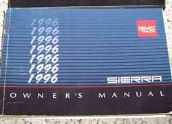 1996 GMC Sierra Owner's Manual