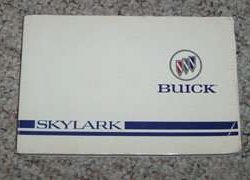 1996 Buick Skylark Owner's Manual