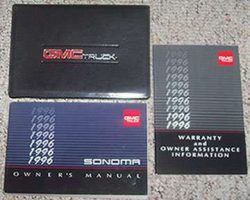 1996 GMC Sonoma Owner's Manual Set