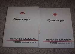 1996 Kia Sportage Service Manual