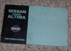 1996 Nissan Stanza Altima Owner's Manual