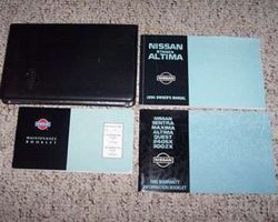 1996 Nissan Stanza Altima Owner's Manual Set