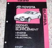 1996 Toyota Supra Service Repair Manual Supplement