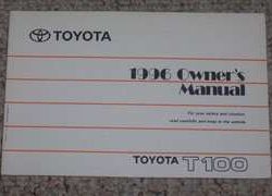 1996 Toyota T100 Owner's Manual