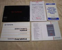1996 Toyota Tacoma Owner's Manual Set