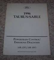 1996 Mercuy Sable Powertrain Control & Emissions Diagnosis Service Manual