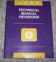 1996 Chrysler Cirrus Technical Manual Revisions