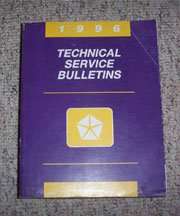 1996 Jeep Cherokee Technical Service Bulletins Manual