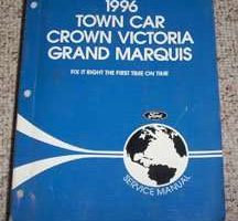 1996 Lincoln Town Car Shop Service Repair Manual