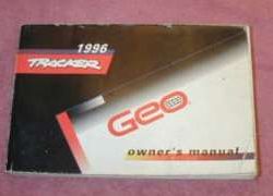1996 Geo Tracker Owner's Manual