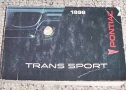 1996 Pontiac Trans Sport Owner's Manual