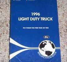 1996 Ford Ranger Specifications Manual