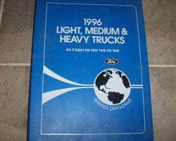 1996 Ford Econoline E-150, E-250 & E-350 Large Format Wiring Diagrams Manual