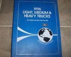 1996 Ford F-150 Truck Large Format Wiring Diagrams Manual